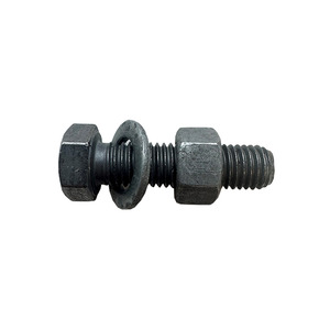 Galvanised Assembled Hexagon Head Setscrew/Nut/Washer CE Approved - BS EN15048